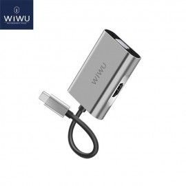 WIWU Alpha A20VH Type-C to HDMI VGA Adapter Hub for MacBook Pro