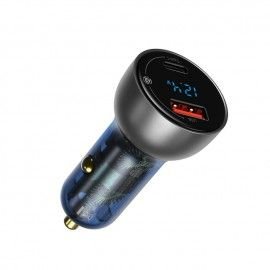 Baseus Dual Quick Charger Type C Fast Car Charge 65W Suit Phone Charger
