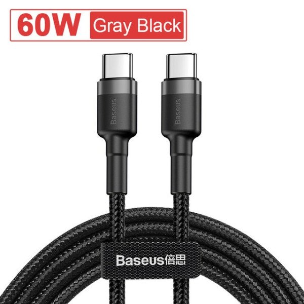 Baseus 100W USB C to USB Type C Cable Fast Charging for MacBook Samsung Xiaomi