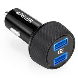 Anker 2 Port PowerDrive  Speed USB Car Charger A2228