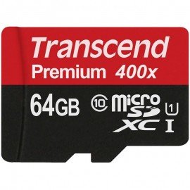 Transcend Micro SD Memory Card 64GB