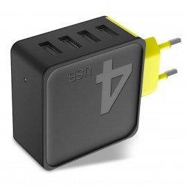 ROCK Sugar Travel Charger 4A (4-Port)