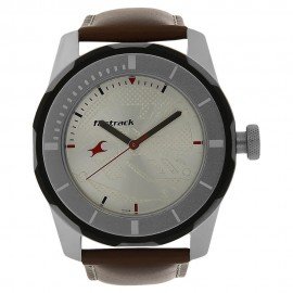 Fastrack Silver Dial Analog Watch for Men NK3099SL01