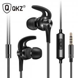 QKZ DT1 Zinc Alloy Metallic Earbuds Stereo in-Ear Earphone
