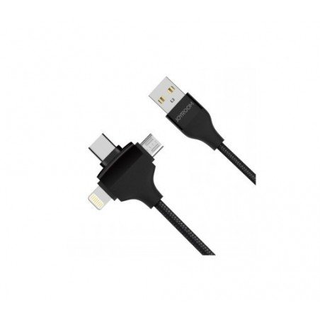 XU Series Data Cable 3 in one (Lightning + Micro + Type-C)