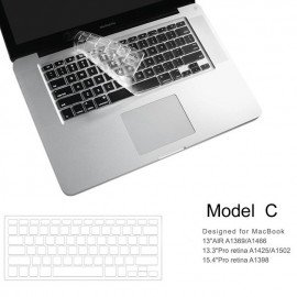 WIWU Transparent Keyboard Cover for MacBook Pro 11 12 13 15 Inch