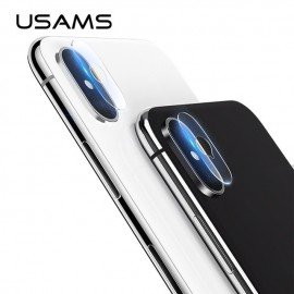 USAMS Camera Lens Screen Protector Tempered Glass Film for iPhone X Xs