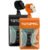 TOTOPAC Waterproof FOB Pouch Car Key Case Submersible Dry Bag Holder (Black + Orange)