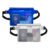 TOTOPAC 2-Pack Waterproof Fanny Pack – 9×6.7″ Phone Pouch with Waist Strap (Blue + White)
