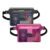 TOTOPAC 2-Pack Waterproof Fanny Pack – 9×6.7″ Phone Pouch with Waist Strap (Pink + Grey)