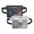TOTOPAC 2-Pack Waterproof Fanny Pack – 9×6.7″ Phone Pouch with Waist Strap (Grey + White)